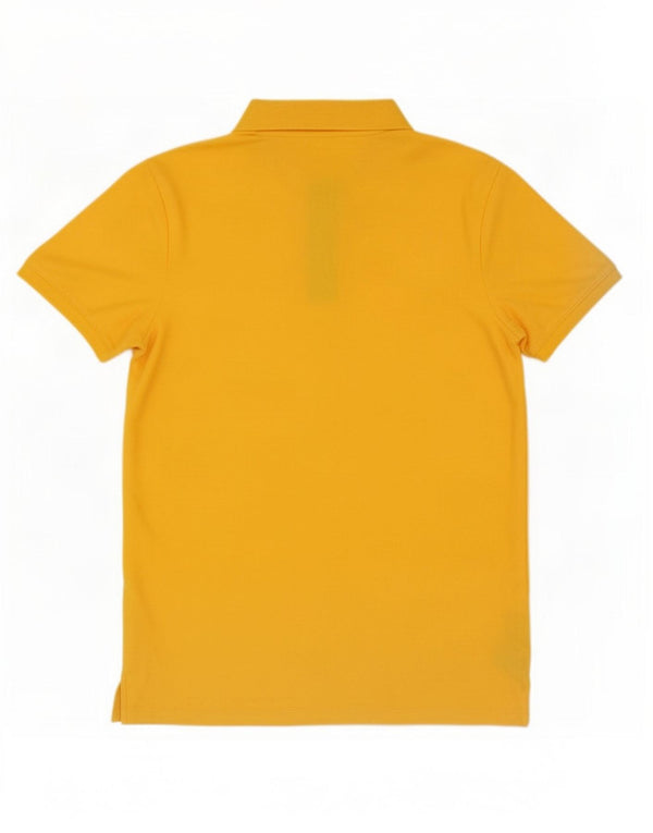 Tommy Hilfiger Mens Polo Shirt Large Yellow Cotton