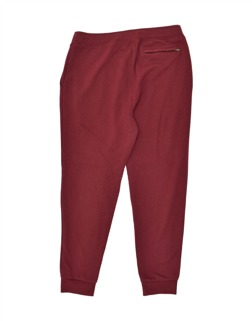 POLO RALPH LAUREN Mens Tracksuit Trousers Joggers Large Burgundy Cotton | Vintage Polo Ralph Lauren | Thrift | Second-Hand Polo Ralph Lauren | Used Clothing | Messina Hembry 