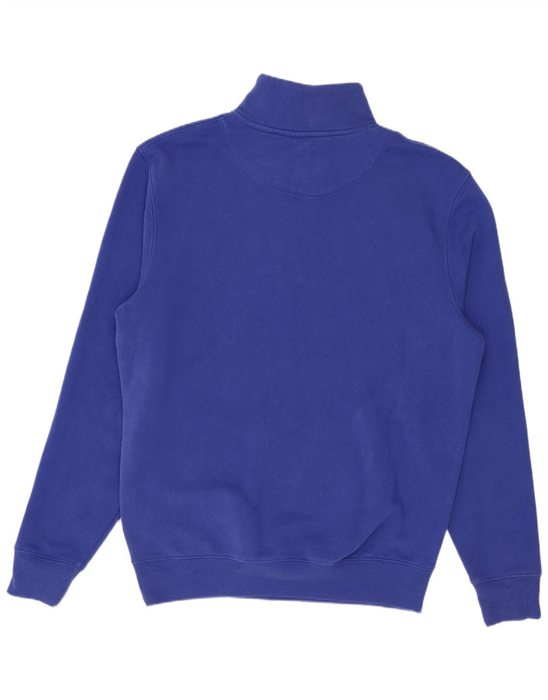 Joules Mens Zip Neck Sweatshirt Jumper Small Blue Cotton