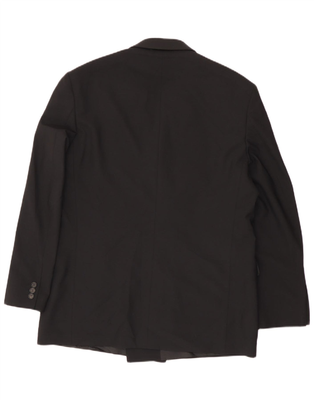 Marks & Spencer Mens Double Breasted Blazer Jacket UK 42 Large Black