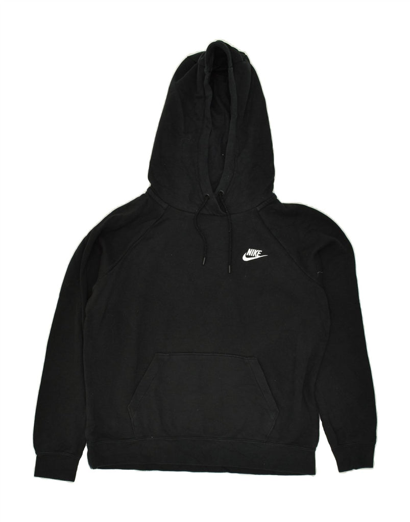 NIKE Mens Hoodie Jumper Medium Black Cotton | Vintage Nike | Thrift | Second-Hand Nike | Used Clothing | Messina Hembry 