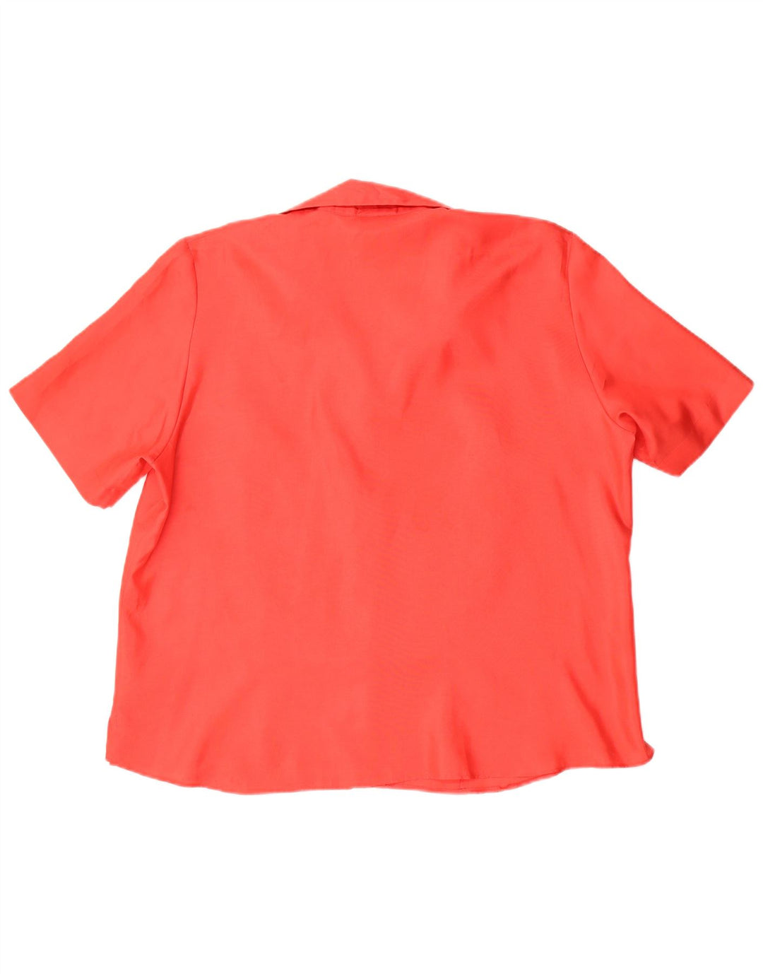 Gerry Weber Womens Short Sleeve Shirt Blouse UK 20 2XL Red Polyester