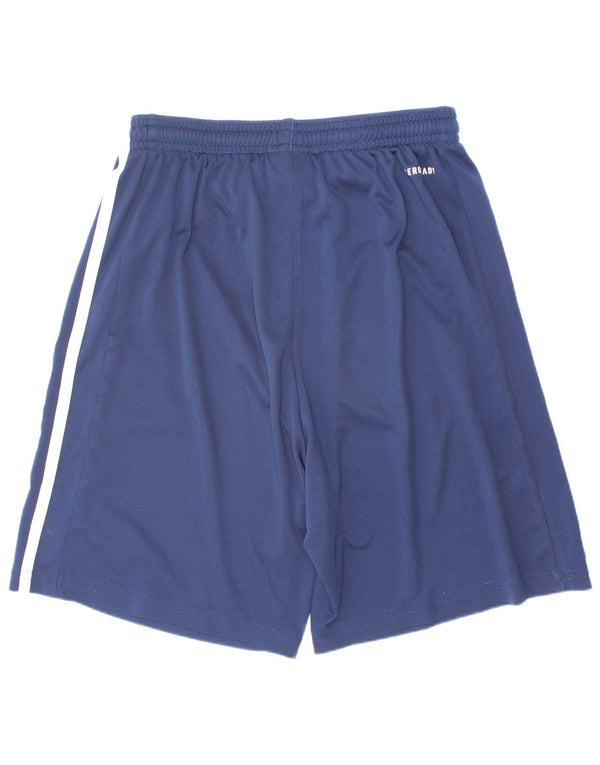 Adidas Boys Aeroready Sport Shorts 13-14 Years Navy Blue Polyester