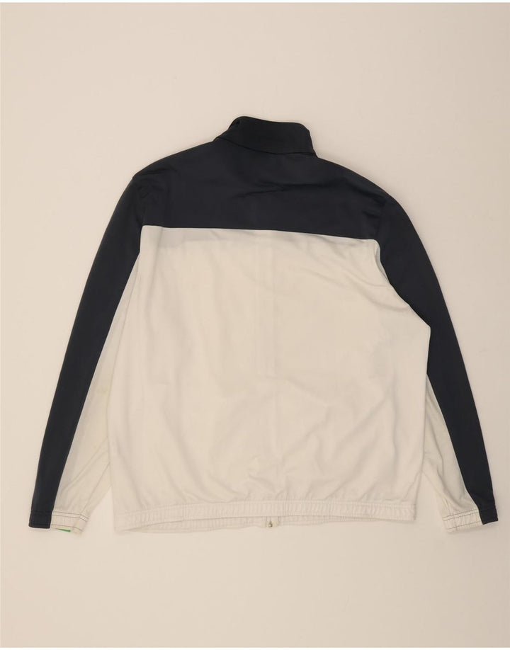 PUMA Mens Tracksuit Top Jacket 2XL White Colourblock Polyester Vintage Puma and Second-Hand Puma from Messina Hembry 