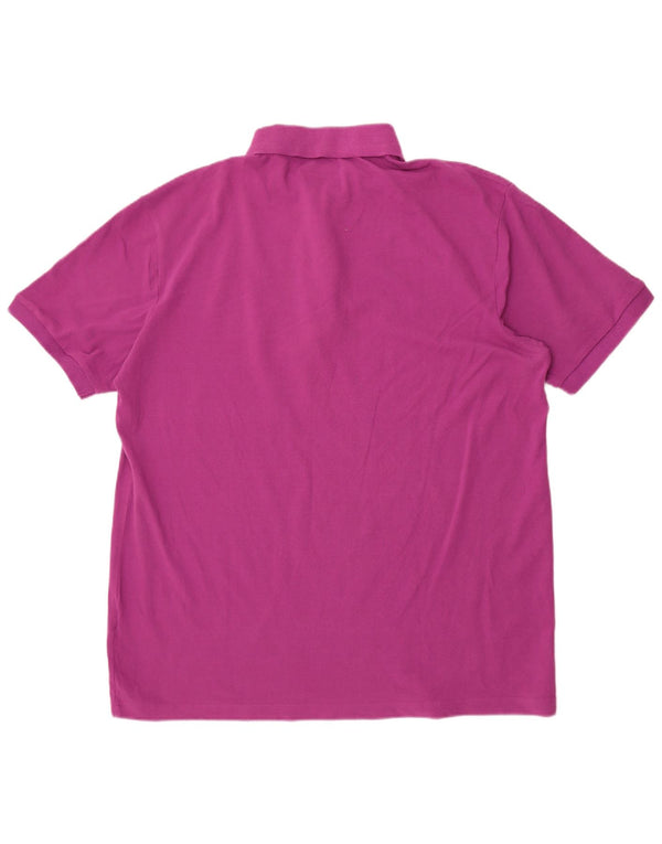 Kappa Mens Polo Shirt 3XL Purple Cotton