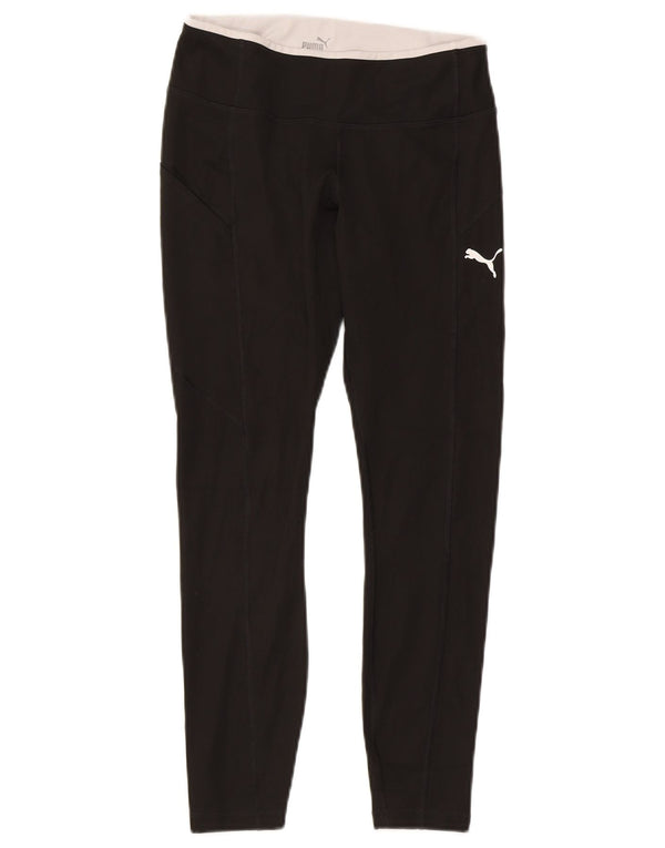 Puma Womens Leggings UK 10 Small  Black