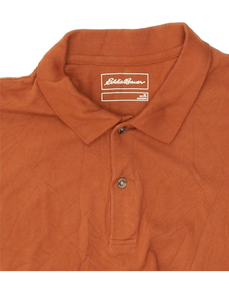 EDDIE BAUER Mens Polo Shirt XL Orange | Vintage Eddie Bauer | Thrift | Second-Hand Eddie Bauer | Used Clothing | Messina Hembry 