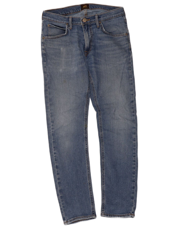 Lee Mens Luke Tapered Slim Jeans W29 L30 Blue Cotton