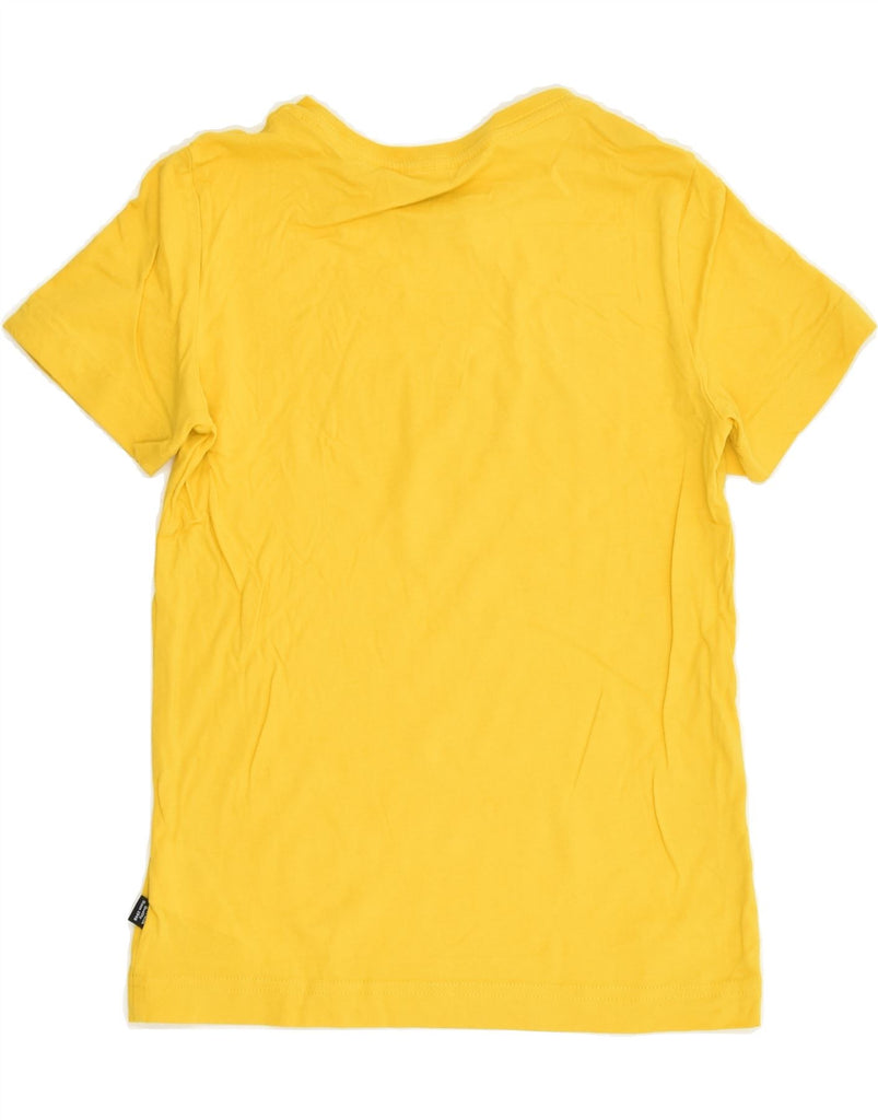 PUMA Boys Graphic T-Shirt Top 7-8 Years Yellow Cotton | Vintage Puma | Thrift | Second-Hand Puma | Used Clothing | Messina Hembry 