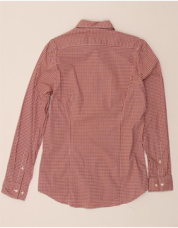 MICHAEL KORS Mens Shirt Small Red Gingham Cotton Vintage Michael Kors and Second-Hand Michael Kors from Messina Hembry 
