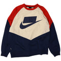 Nike Mens Graphic Sweatshirt Jumper Large Multicoloured Colourblock Nylon