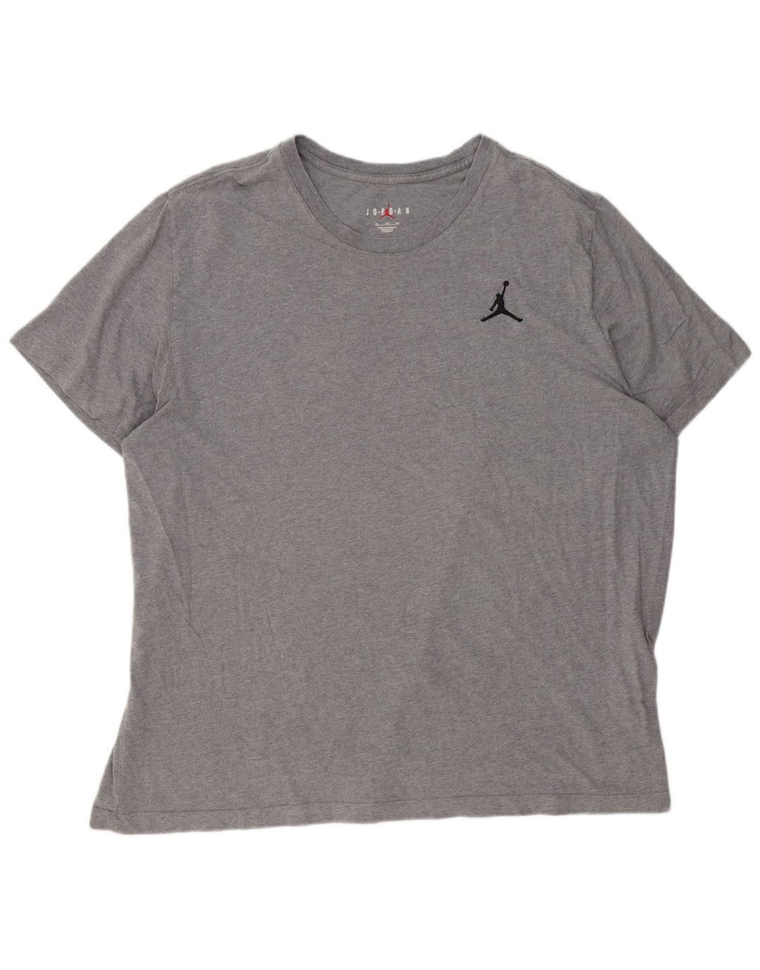 JORDAN Mens T-Shirt Top 3XL Grey Cotton