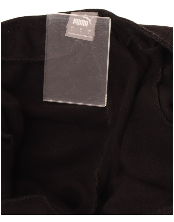 Puma Mens Tracksuit Trousers Joggers Large Black