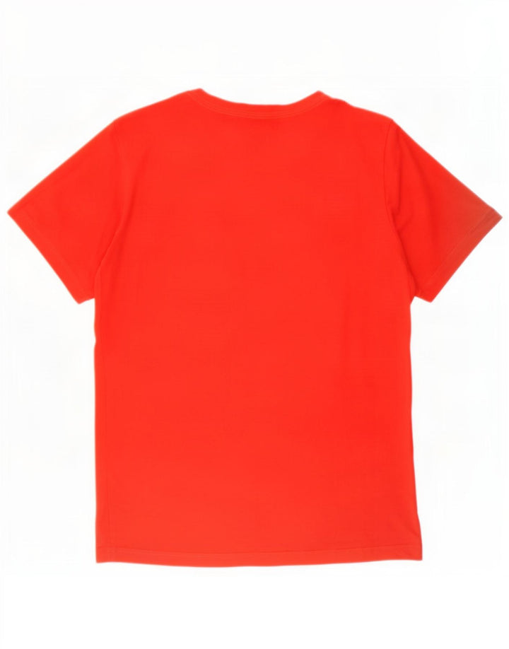 Puma Mens Graphic T-Shirt Top Medium Red Cotton