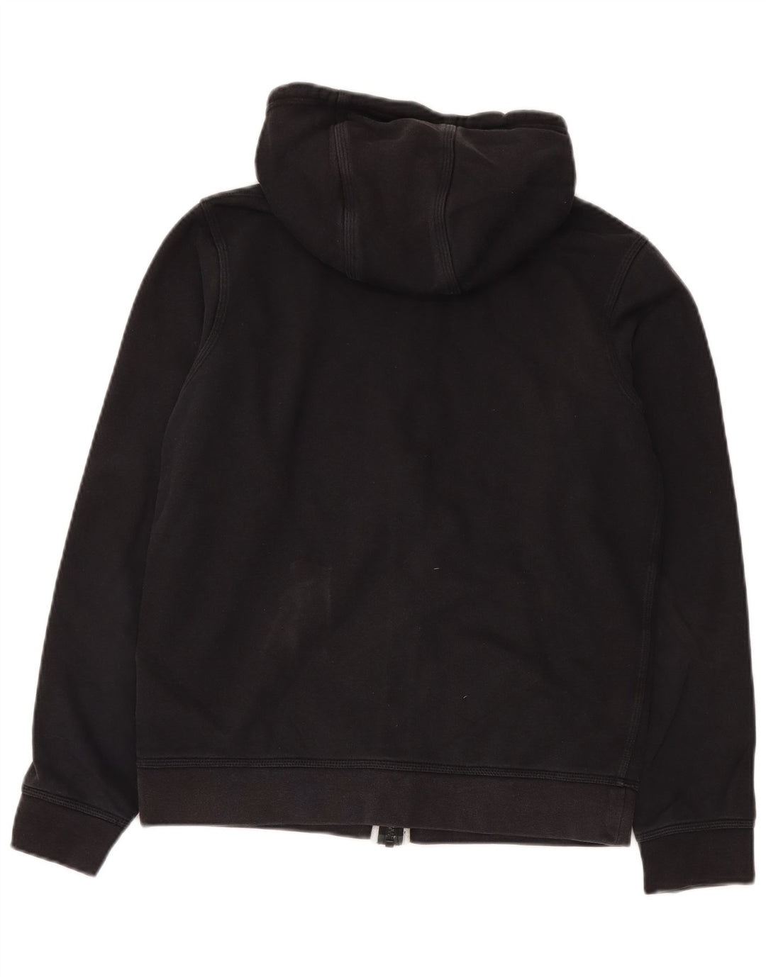 Nike Mens Zip Hoodie Sweater Small Black Cotton