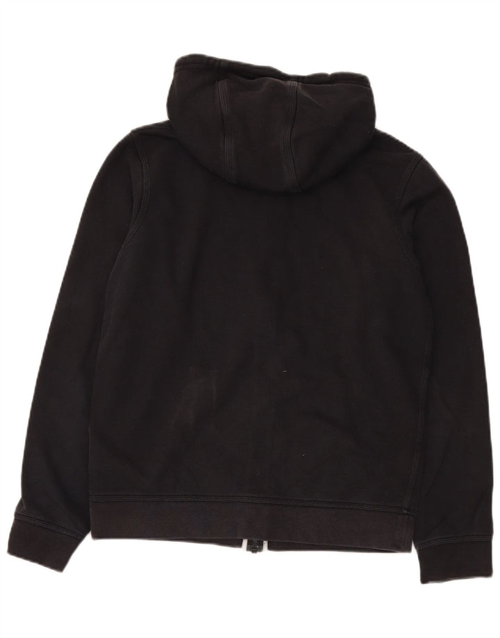 Nike Mens Zip Hoodie Sweater Small Black Cotton