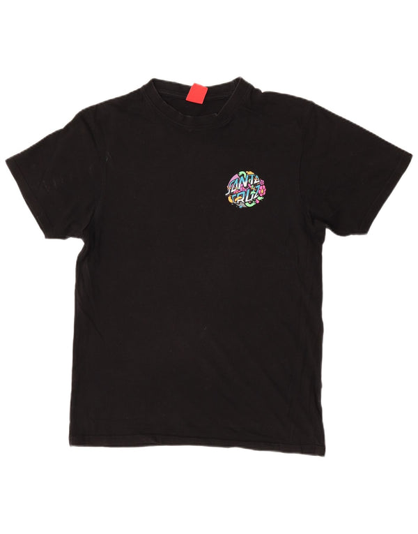 Santa Cruz Mens Graphic T-Shirt Top Small Black Cotton