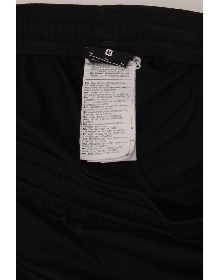 Nike Mens Tracksuit Trousers Medium Black Colourblock Polyester