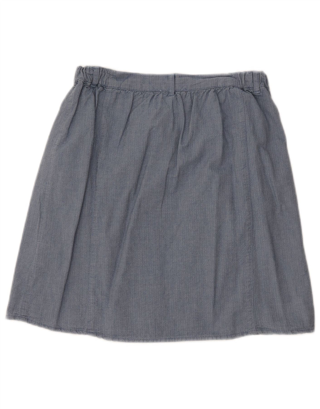 LEE Womens Mini Skirt Small W26 Blue Herringbone Cotton