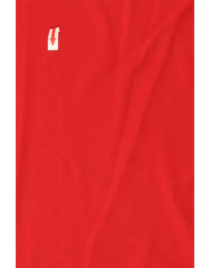 Puma Mens Polo Shirt Medium Red Cotton