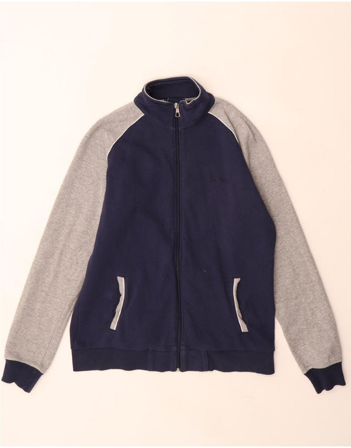 CHAMPION Womens Heritage Fit Tracksuit Top Jacket UK 18 XL Navy Blue