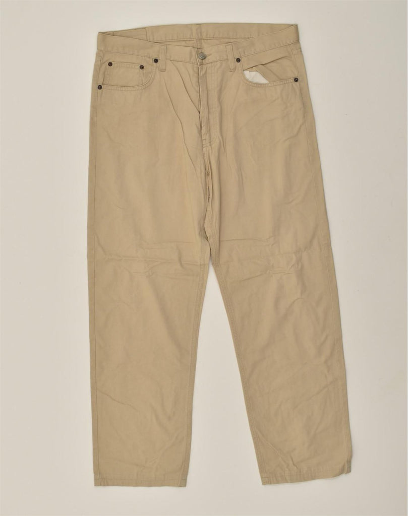 RIFLE Mens Heritage Straight Casual Trousers W34 L29 Beige | Vintage Rifle | Thrift | Second-Hand Rifle | Used Clothing | Messina Hembry 