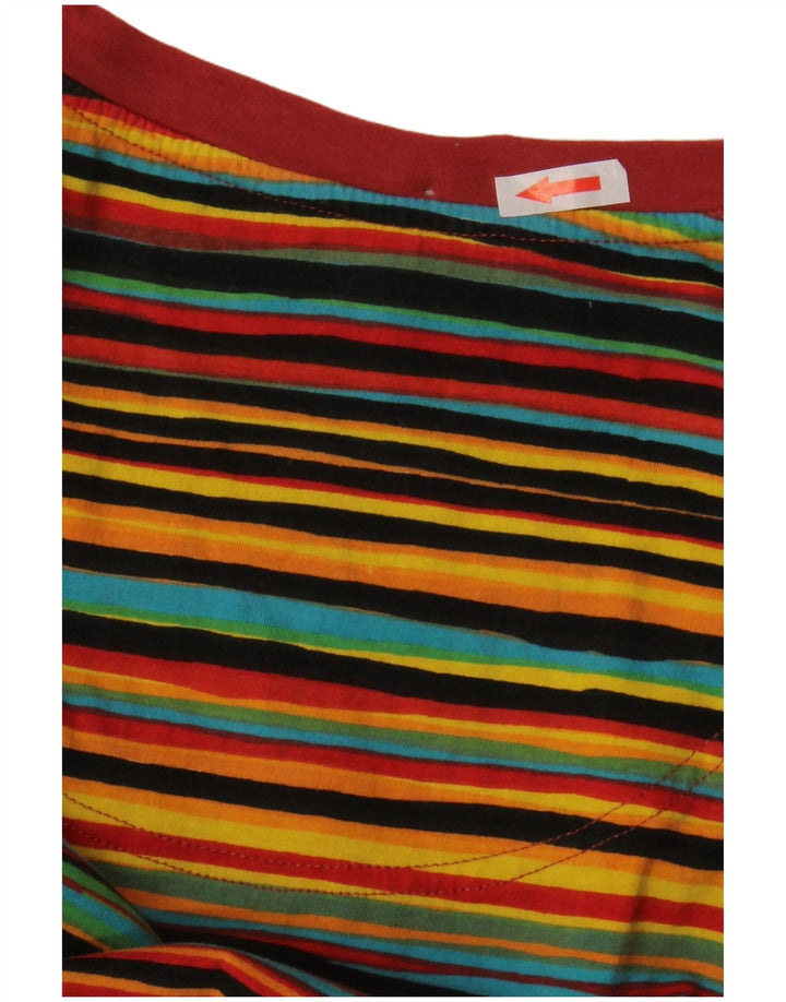 Desigual Womens Graphic Top Long Sleeve UK 16 Large Multicoloured Floral