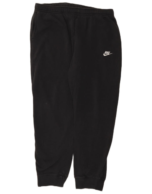 Nike Mens Tall Tracksuit Trousers Joggers 2XL Black Cotton