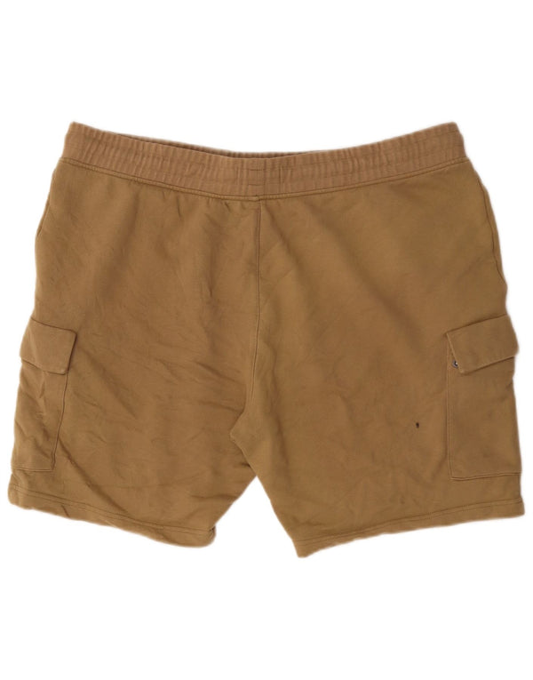 Marks & Spencer Mens Regular Fit Sport Shorts 2XL Beige Cotton
