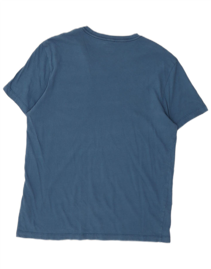 J. CREW Mens Slim Fit T-Shirt Top Medium Blue Cotton
