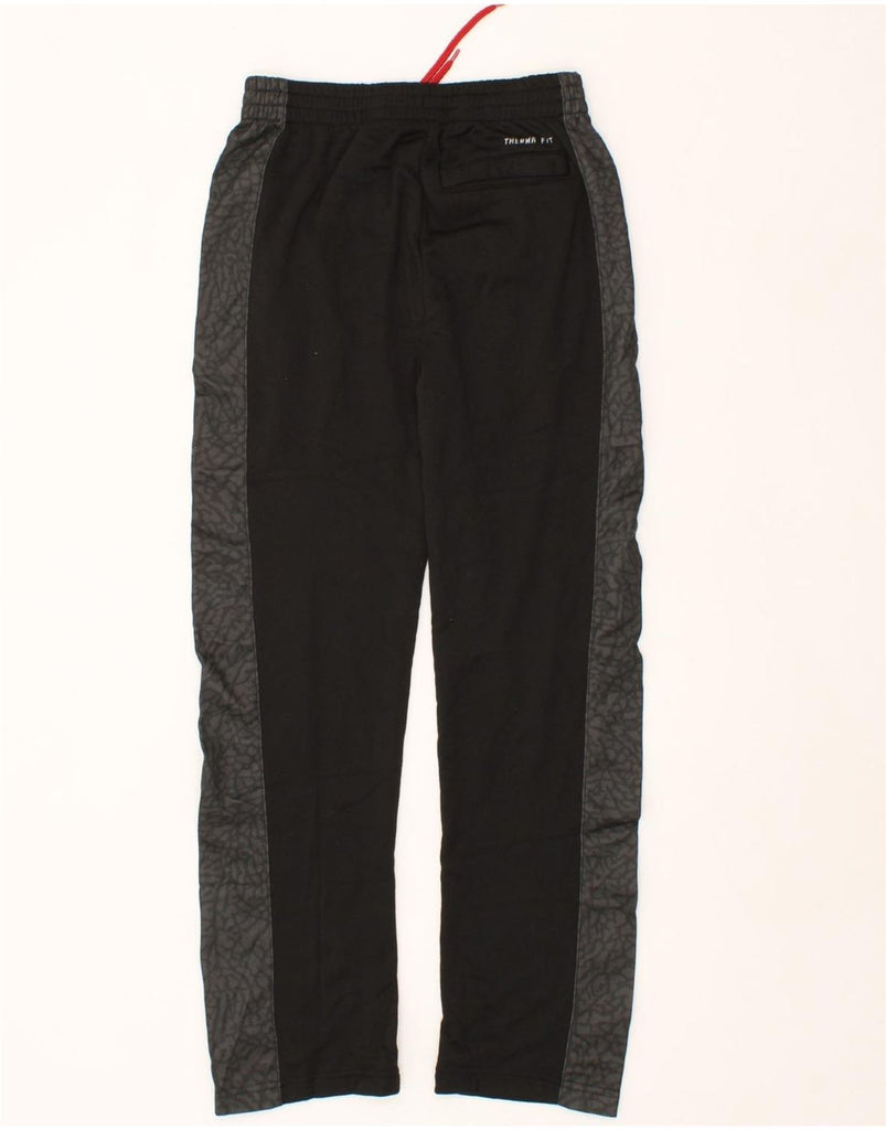 JORDAN Boys Tracksuit Trousers 12-13 Years Large Black Colourblock Vintage Jordan and Second-Hand Jordan from Messina Hembry 