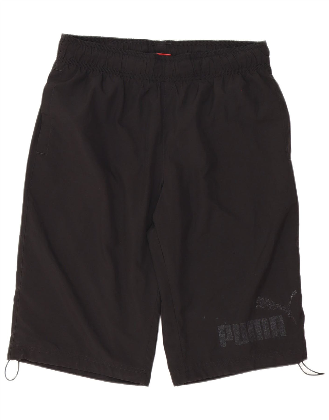 Puma Mens Graphic Sport Shorts Large Black Polyester