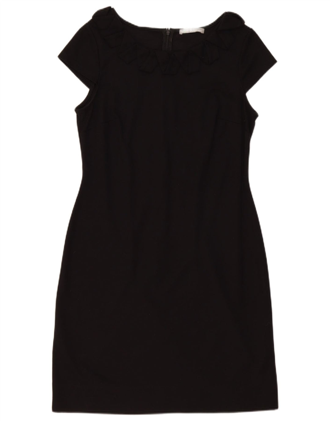 Marks & Spencer Womens Sheath Dress UK 14 Large Black Polyester