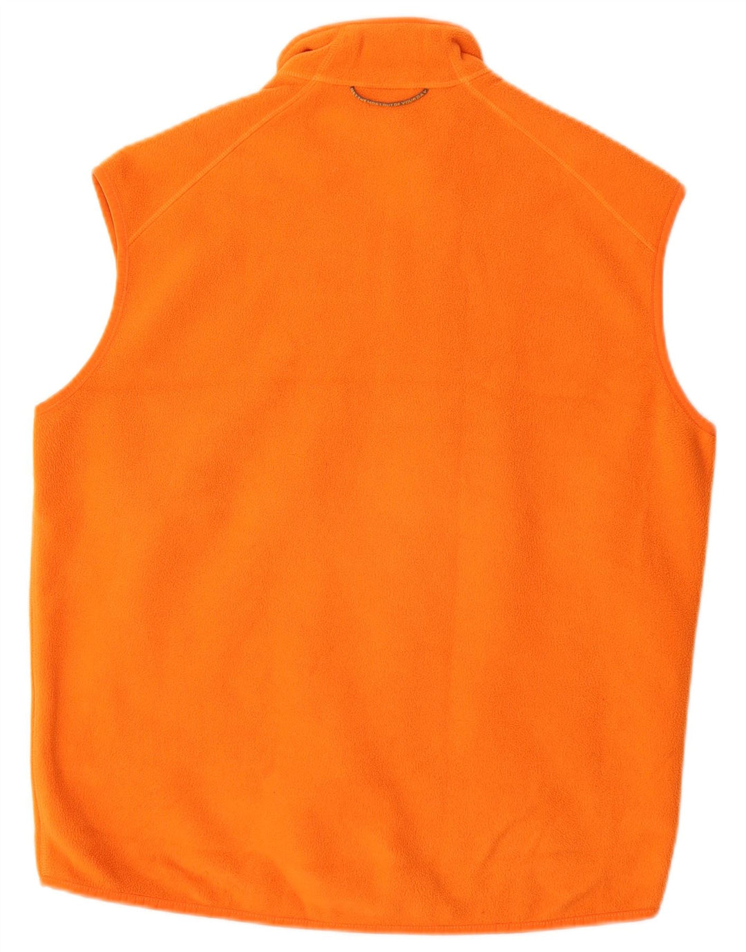 TIMBERLAND Mens Fleece Gilet UK 36 Small Orange