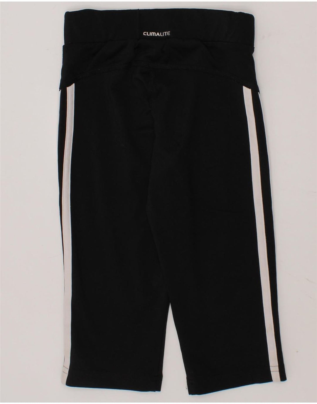 ADIDAS Girls Climalite Leggings 5-6 Years Black Polyester Vintage Adidas and Second-Hand Adidas from Messina Hembry 
