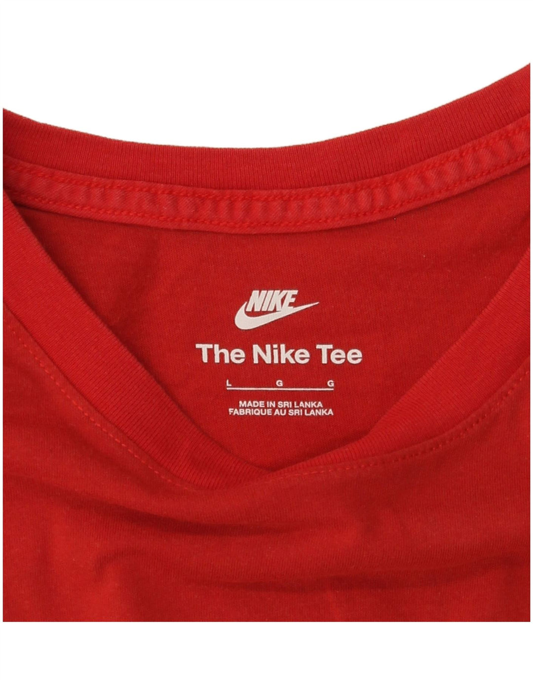 Nike Mens Graphic T-Shirt Top Large Red