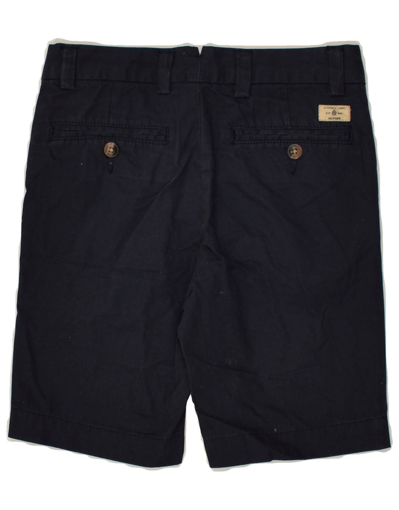 TOMMY HILFIGER Boys Chino Shorts 7-8 Years W25 Navy Blue Cotton | Vintage Tommy Hilfiger | Thrift | Second-Hand Tommy Hilfiger | Used Clothing | Messina Hembry 