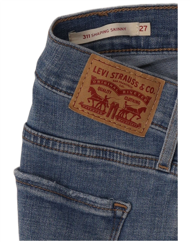 Levi's Womens 311 Shaping Skinny Jeans W27 L32 Blue