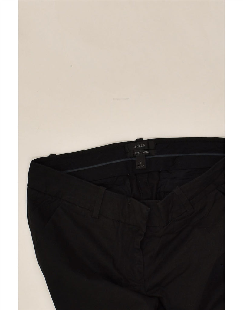 J. CREW Womens Tapered Chino Trousers US 2 XS W30 L26 Black Cotton | Vintage J. Crew | Thrift | Second-Hand J. Crew | Used Clothing | Messina Hembry 