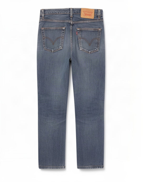 Levi's Womens 525 Straight Jeans W30 L28 Blue Cotton