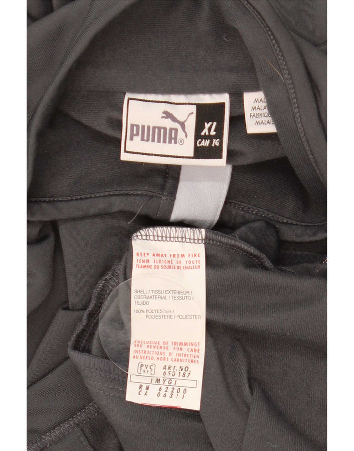 Puma Mens Tracksuit Top Jacket XL Grey Colourblock Polyester