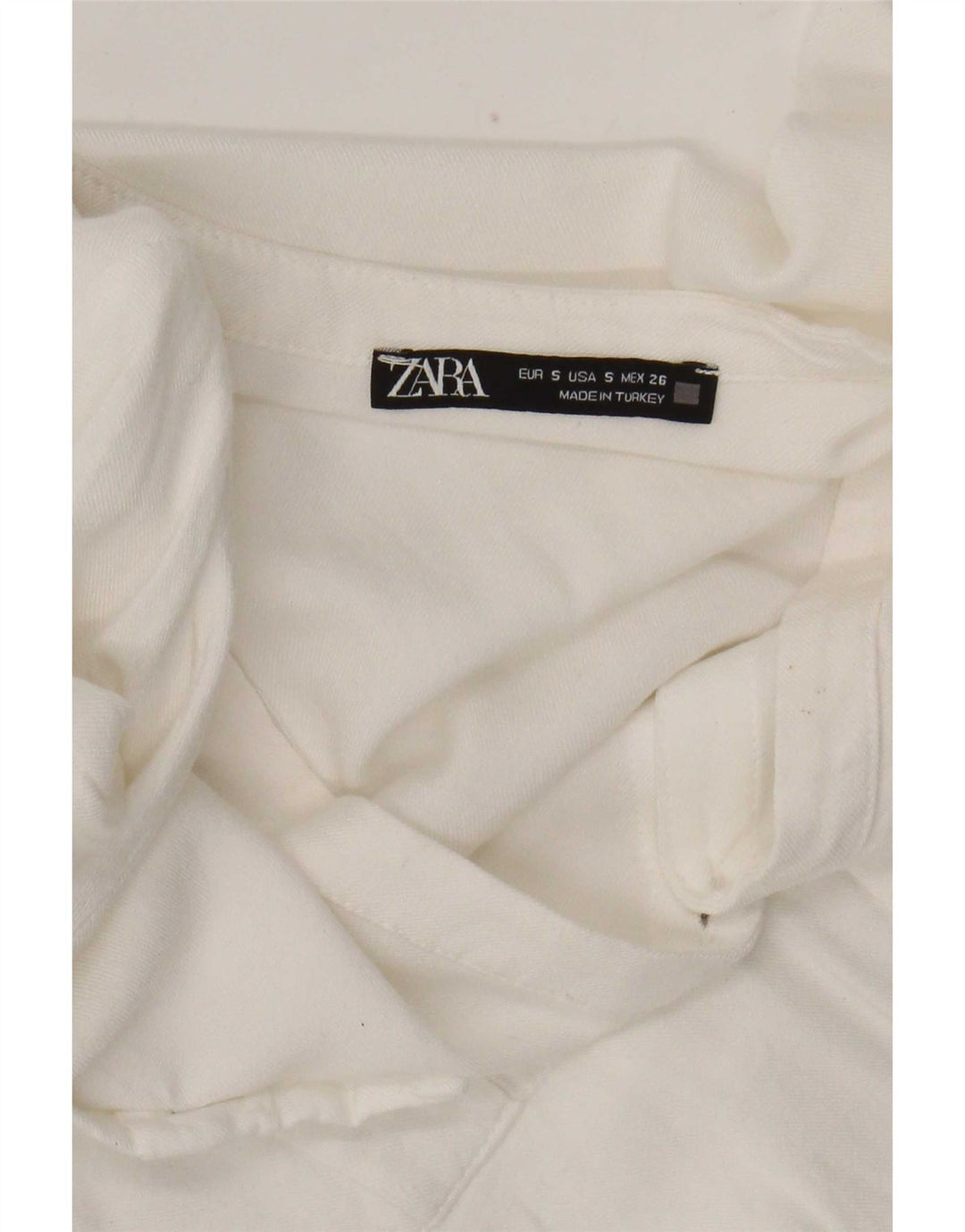 Zara Womens Shirt Blouse UK 10 Small White