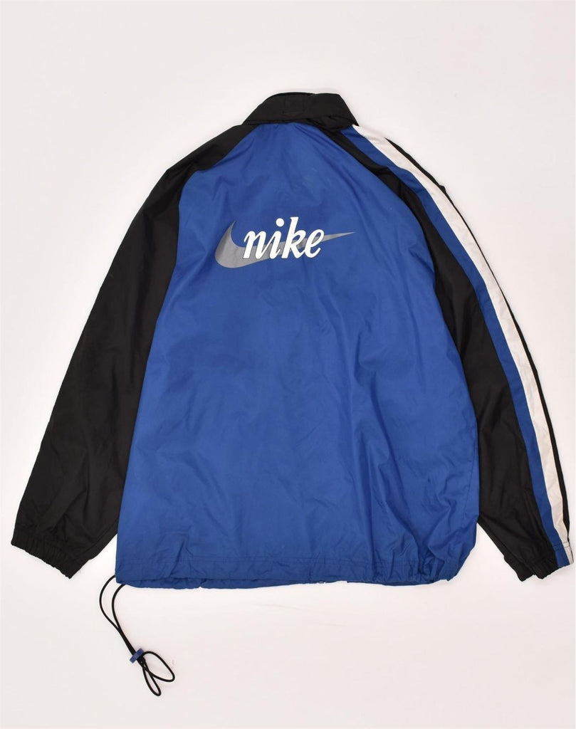 NIKE Boys Graphic Hooded Tracksuit Top Jacket 13-14 Years Large Blue | Vintage Nike | Thrift | Second-Hand Nike | Used Clothing | Messina Hembry 