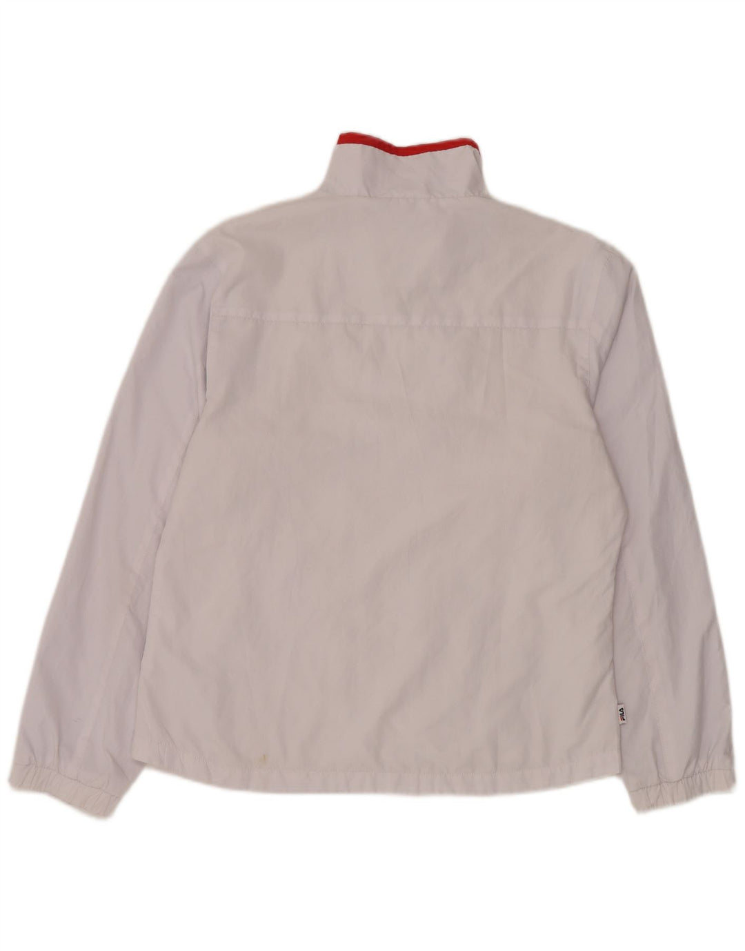 Fila Mens Tracksuit Top Jacket Large White Polyester