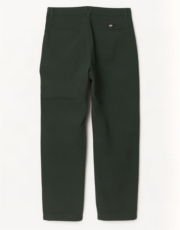 Vans Mens Relaxed Tapered Chino Trousers W32 L30 Green Cotton
