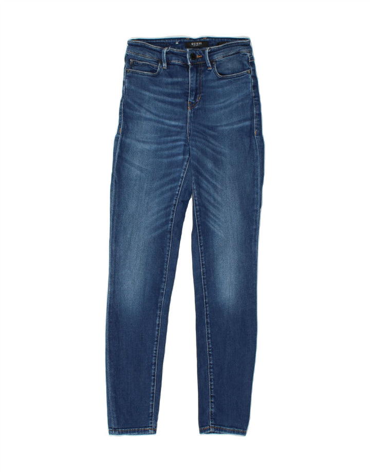 GUESS Womens Skinny Jeans W25 L28 Blue Vintage Guess and Second-Hand Guess from Messina Hembry 