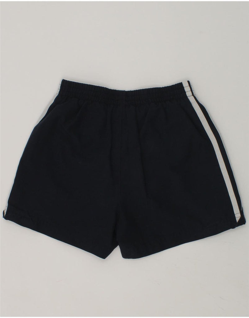 ADIDAS Boys Graphic Sport Shorts 5-6 Years Navy Blue Polyester | Vintage Adidas | Thrift | Second-Hand Adidas | Used Clothing | Messina Hembry 