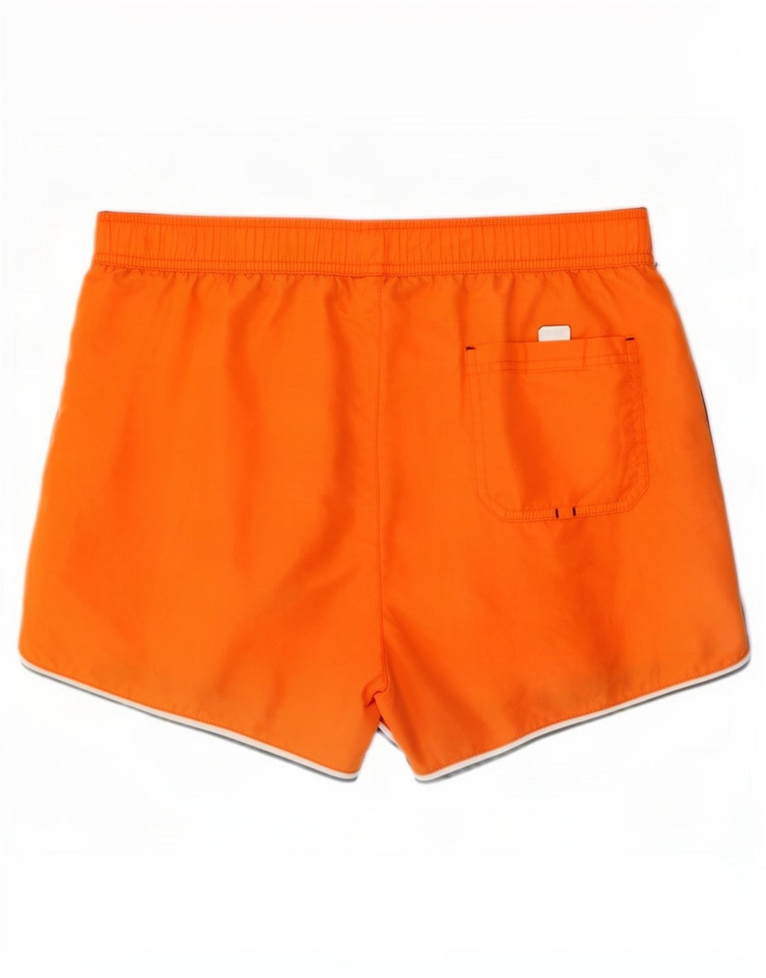 Brugi Mens Swimming Shorts Medium Orange Polyester