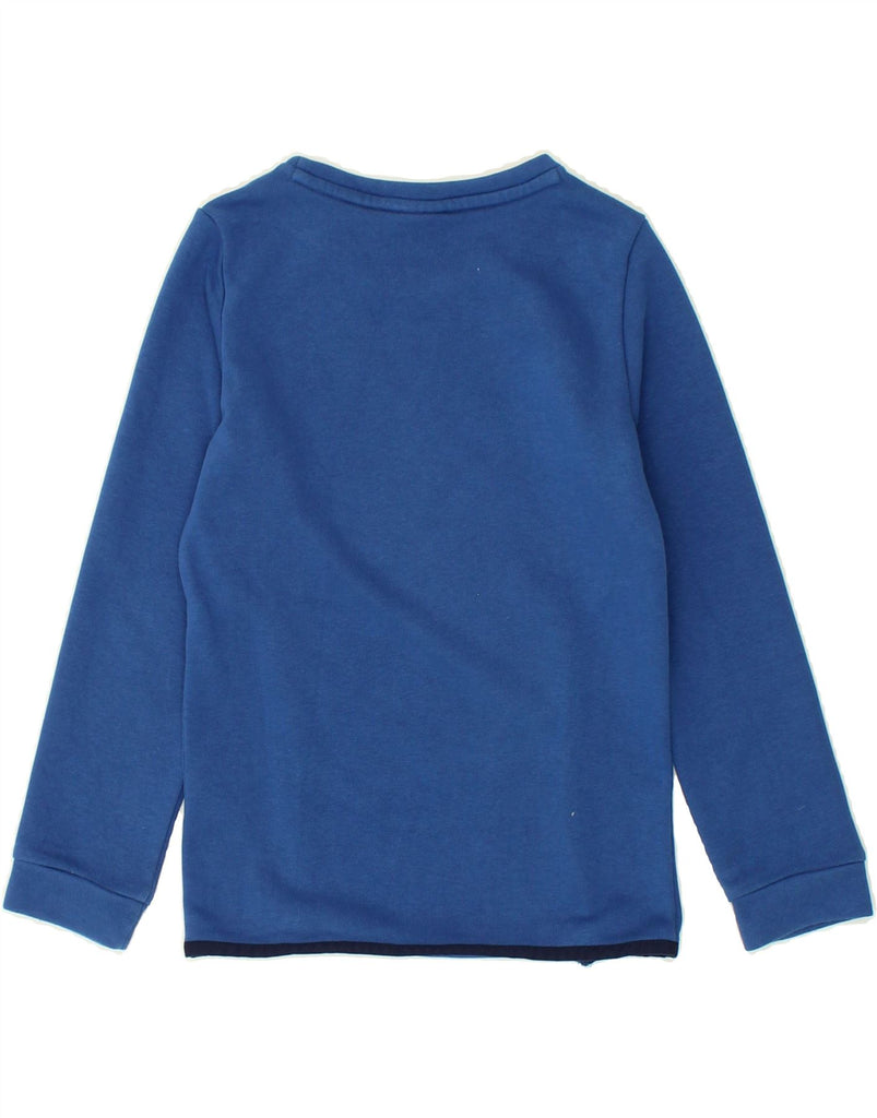 PUMA Boys Graphic Sweatshirt Jumper 7-8 Years Blue Cotton | Vintage Puma | Thrift | Second-Hand Puma | Used Clothing | Messina Hembry 