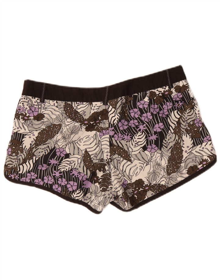 Puma Womens Swimming Shorts UK 12 Medium  Multicoloured Floral Polyester